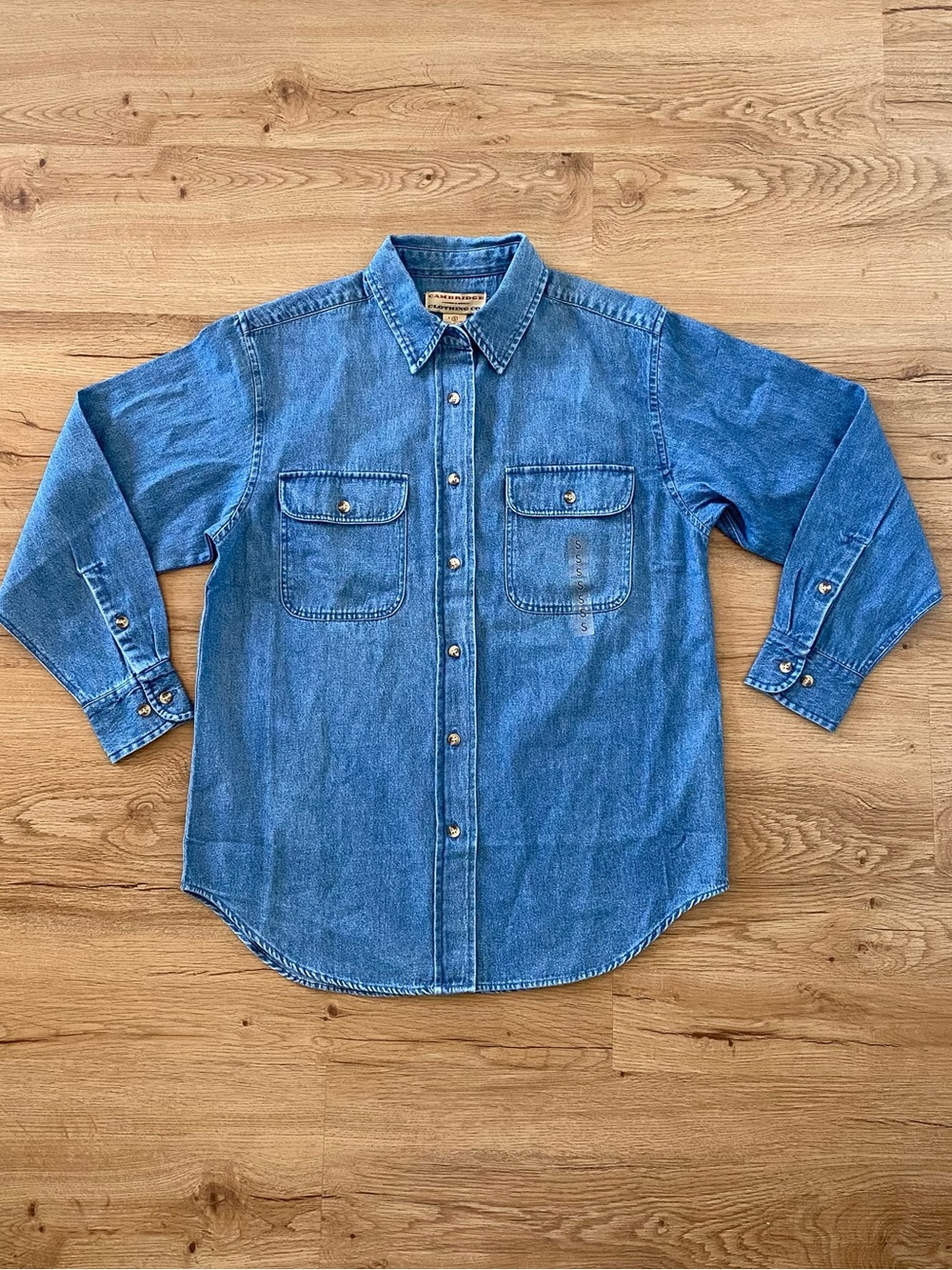 90s denim chambray button down